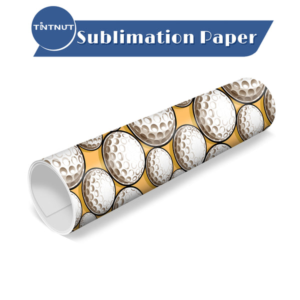 Tintnut Golf Pattern Sublimation Transfer Paper,Sublimation Ink Transfer Sheets Compatible with ALL Machine and Easy to use Transfer.