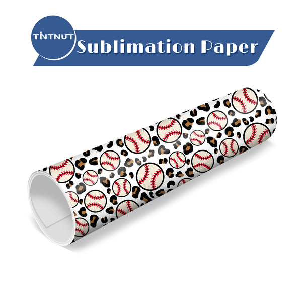 Tintnut Baseball Sublimation Transfer Paper,Sport Style Sublimation Ink Transfer Sheets Compatible with ALL Machine and Easy to use Weed.