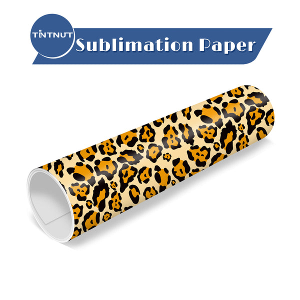 Tintnut Leopard Print Pattern Sublimation Ink Transfer Sheets,Leopard Pattern Sublimation Transfer Paper Compatible with Cricut for DIY Mugs,T-Shirts and Easy to use Transfer.