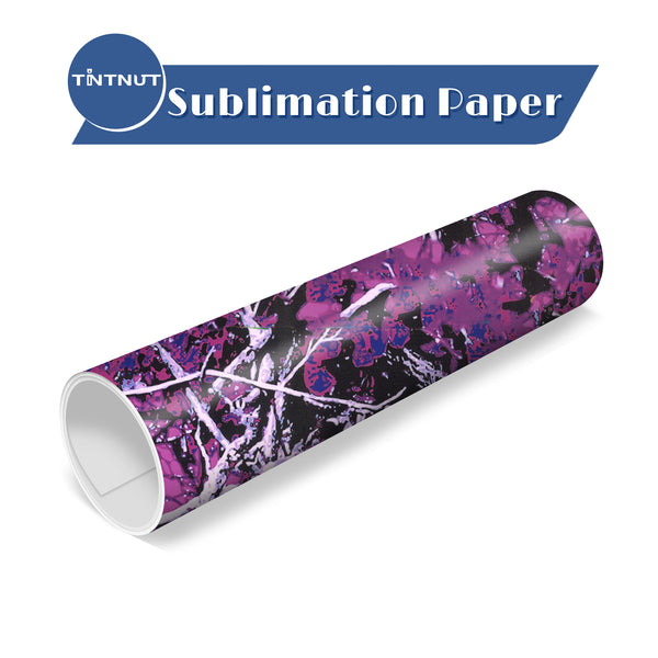 Tintnut Real Tree Sublimation Transfer Paper,Leaves Pattern Sublimation InK Transfer Sheets Compatible with ALL Machine and Easy to use Transfer.