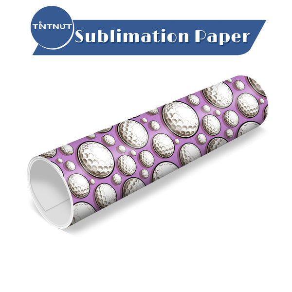 Tintnut Golf Sublimation Ink Transfer Sheets,Golf Pattern Sublimation Transfer Paper Compatible with ALL Machine and Easy to use Transfer.