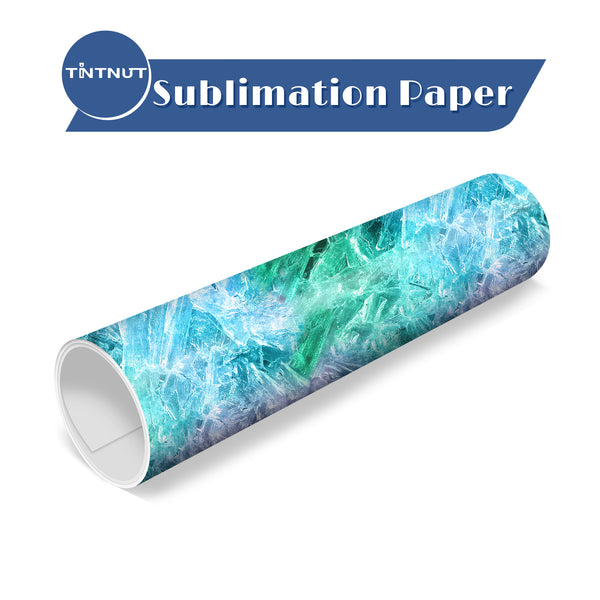 Tintnut Winter Snowscape Sublimation Pattern Transfer Paper,Snowflake Sublimation Transfer Sheets Compatible with ALL Machine and Easy to use Transfer.
