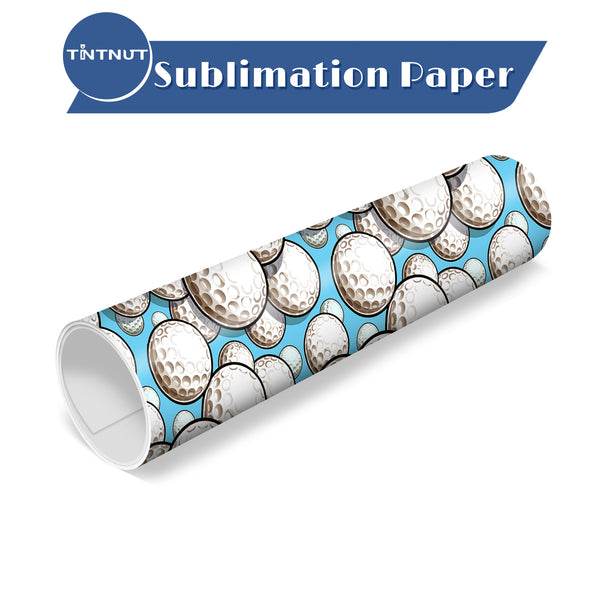 Tintnut Golf Pattern Sublimation Transfer Paper,Sublimation Transfer Sheets Compatible with Cricut for DIY Mugs,T-Shirts and Easy to use Weed.