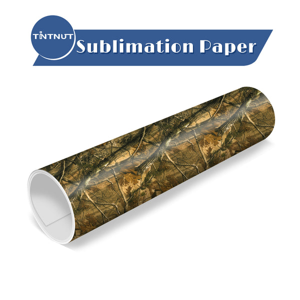 Tintnut Real Tree Sublimation Transfer Paper,Leaves Sublimation Pattern Transfer Sheets Compatible with Cricut for DIY Mugs,T-Shirts and Easy to use Weed.
