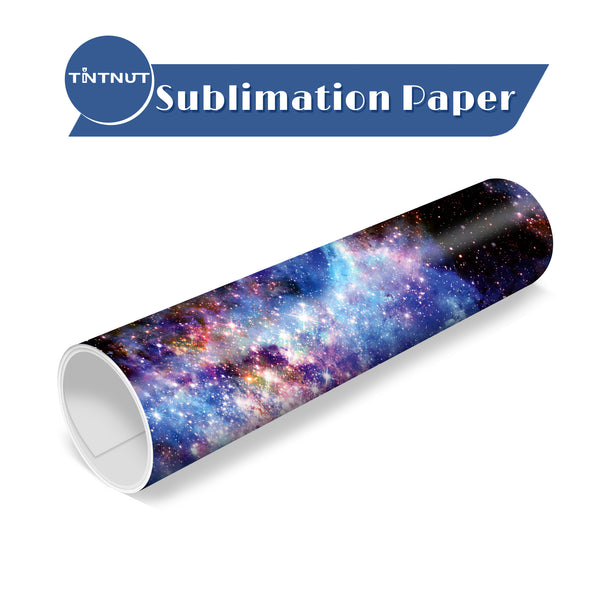 Tintnut Watercolor Sky Sublimation Transfer Paper，Colorful Galaxy Sublimation Transfer Sheets Compatible with ALL Machine and Easy to use Weed