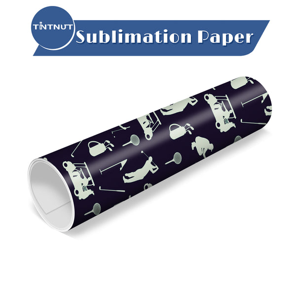 Tintnut Golf Pattern Sublimation Transfer Paper,Sublimation Transfer Sheets Compatible with Cricut for DIY Mugs,T-Shirts and Easy to use Transfer.