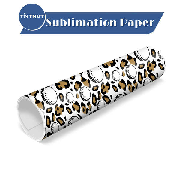 Tintnut Golf Pattern Sublimation Transfer Paper,Sublimation Ink Transfer Sheets Compatible with Cricut for DIY Mugs,T-Shirts and Easy to use Weed.