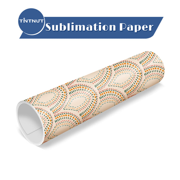 Tintnut Boho Style Sublimation Pattern Transfer Paper,Sublimation Transfer Sheets Compatible with Cricut for DIY Mugs,T-Shirts and Easy to use Weed.