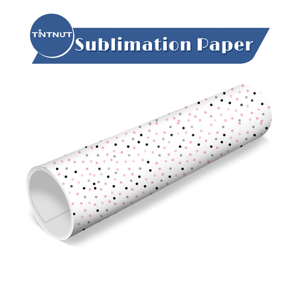 Tintnut Cow Pattern Sublimation Transfer Paper,Sublimation Transfer Sheets Compatible with Cricut for DIY Mugs,T-Shirts and Easy to use Weed.