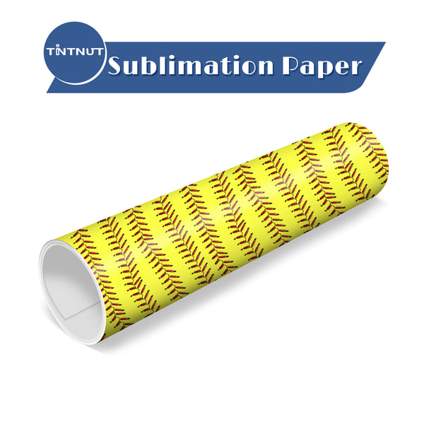 Tintnut Baseball Pattern Sublimation Transfer Paper,Sport Style Sublimation Transfer Sheets Compatible with Cricut for DIY Mugs,T-Shirts and Easy to use Transfer.