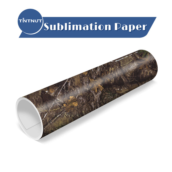 Tintnut Real Tree Sublimation Transfer Paper,Leaves Pattern Sublimation Transfer Sheets Compatible with Cricut for DIY Mugs,T-Shirts and Easy to use Transfer.