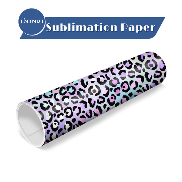 Tintnut Leopard Print Pattern Sublimation Ink Transfer Sheets,Boho Leopard Sublimation Transfer Paper Compatible with ALL Machine and Easy to use Transfer.