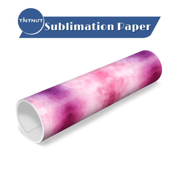 Tintnut Watercolor Sublimation Transfer Paper,Watercolor Gradient Sublimation Ink Transfer Sheets Compatible with Cricut for DIY Mugs,T-Shirts and Easy to use Transfer.