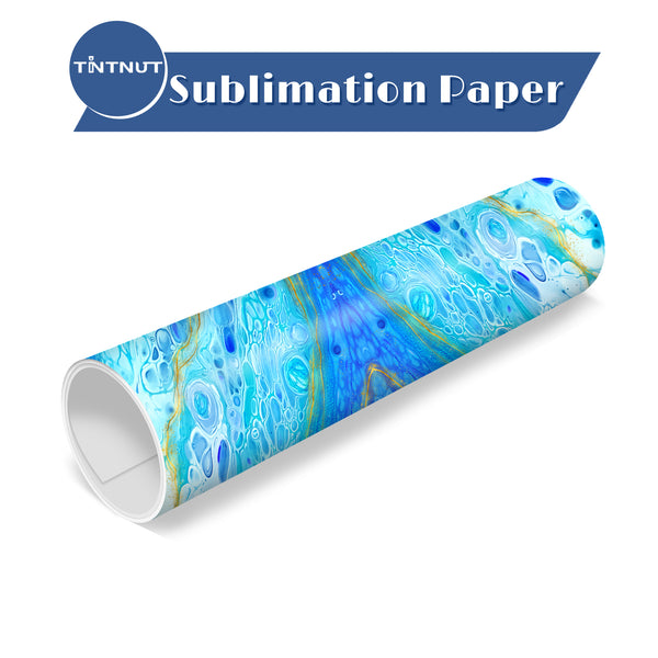 Tintnut Liquid Colors Sublimation Pattern Transfer Paper,Watercolor Sublimation Ink Transfer Sheets Compatible with Cricut for DIY Mugs,T-Shirts and Easy to use Weed.