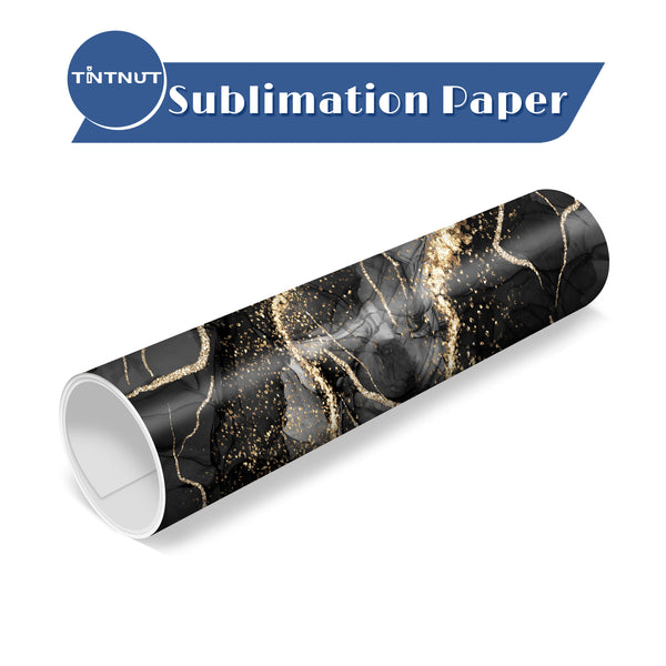 Tintnut Marble Pattern Sublimation Transfer Paper,Watercolor Sublimation Transfer Paper Compatible with Cricut for DIY Mugs,T-Shirts and Easy to use Transfer.