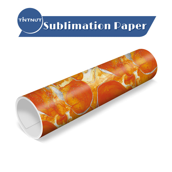 Tintnut Marble Pattern Sublimation Ink Transfer Sheets,Watercolor Sublimation Transfer Paper Compatible with ALL Machine and Easy to use Transfer.