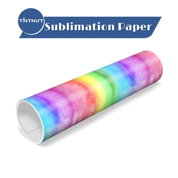 Tintnut Watercolor Sublimation Ink Transfer Sheets,Watercolor Gradient Sublimation Transfer Paper Compatible with Cricut for DIY Mugs,T-Shirts and Easy to use Transfer.