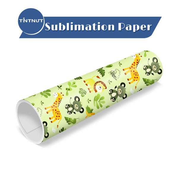 Tintnut Animals Pattern Sublimation Ink Transfer Sheets,Sublimation Transfer Paper Compatible with Cricut for DIY Mugs,T-Shirts and Easy to use Transfer.