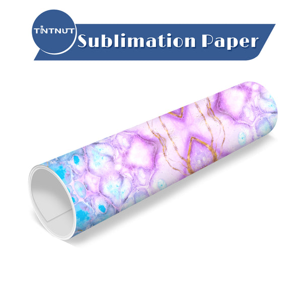 Tintnut Liquid Colors Sublimation Pattern Transfer Paper,Watercolor Sublimation Transfer Sheets Compatible with Cricut for DIY Mugs,T-Shirts and Easy to use Weed.
