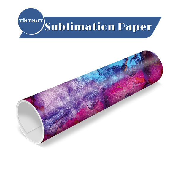 Tintnut Marble Pattern Sublimation Ink Transfer Sheets,Watercolor Sublimation Transfer Paper Compatible with ALL Machine and Easy to use Weed.