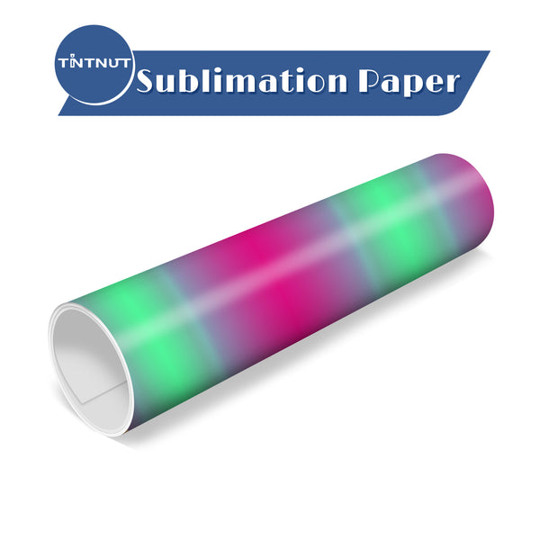 Tintnut Color Gradient Sublimation Transfer Paper,Various Colors Sublimation Transfer Sheets Compatible with ALL Machine and Easy to use Transfer.