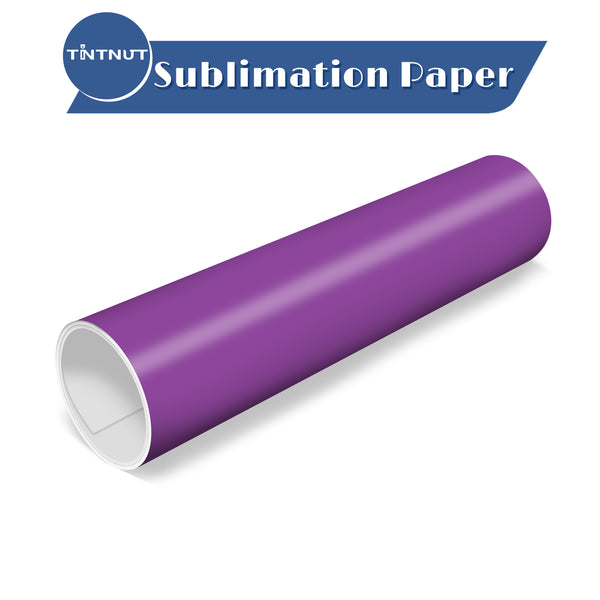 Tintnut Solid Color Sublimation Transfer Paper,Purple Color Sublimation Transfer Sheets Compatible with ALL Machine and Easy to use Transfer.