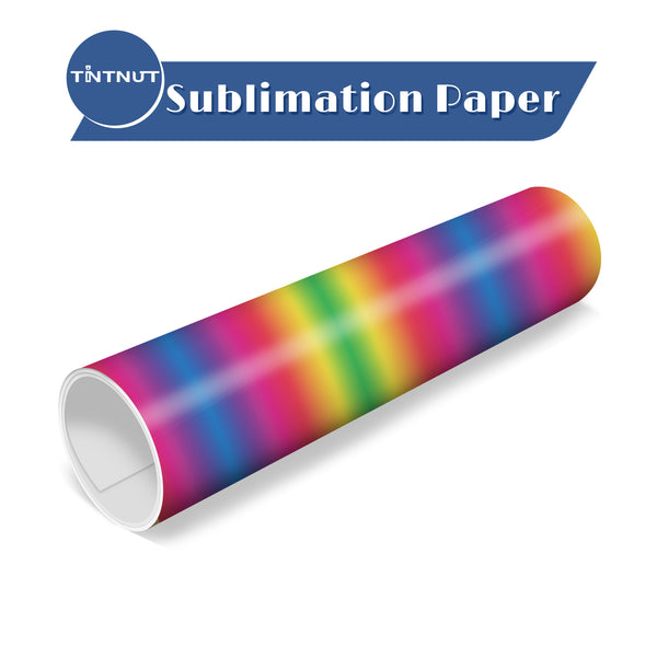 Tintnut Color Gradient Sublimation Transfer Paper,Various Colors Sublimation Transfer Sheets Compatible with ALL Machine and Easy to use Weed.