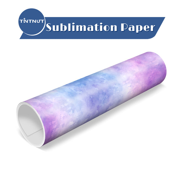 Tintnut Watercolor Sublimation Transfer Paper,Watercolor Gradient Sublimation Transfer Sheets Compatible with ALL Machine and Easy to use Transfer.