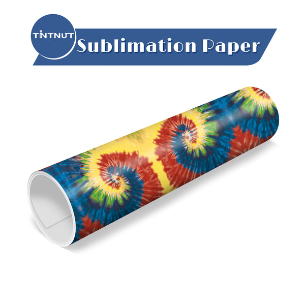 Tintnut Tie Dye Sublimation Transfer Paper,Sublimation Transfer Sheets Compatible with ALL Machine and Easy to use Weed