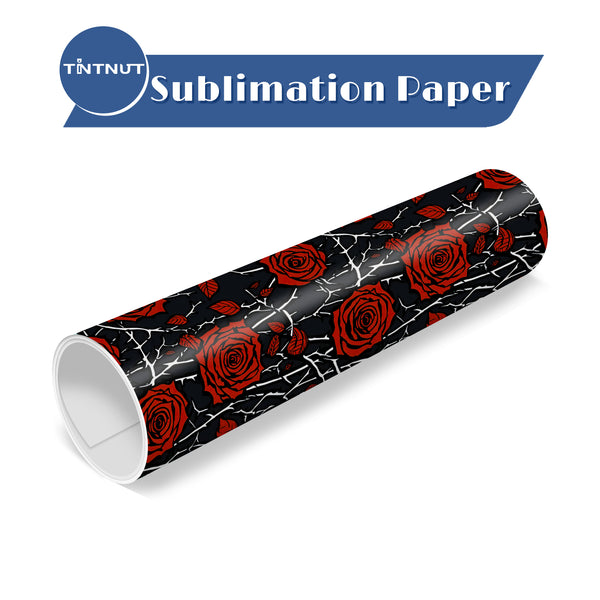 Tintnut Horror Halloween Sublimation Transfer Paper,Halloween Pattern Sublimation Transfer Sheets Compatible with ALL Machine and Easy to use Weed.
