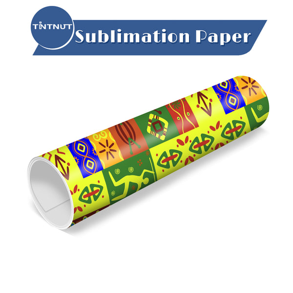 Tintnut Kawanzaa Pattern Sublimation Transfer Paper,Bright Color Sublimation Ink Transfer Sheets Compatible with ALL Machine and Easy to use Weed.