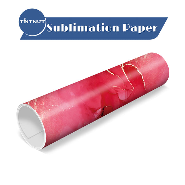 Tintnut Marble Pattern Sublimation Transfer Paper,Watercolor Sublimation Ink Transfer Sheets Compatible with ALL Machine and Easy to use Weed.