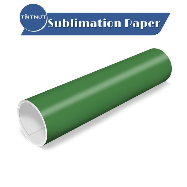 Tintnut Solid Color Sublimation Transfer Paper,Dark Green Color Sublimation Transfer Sheets Compatible with ALL Machine and Easy to use Transfer.