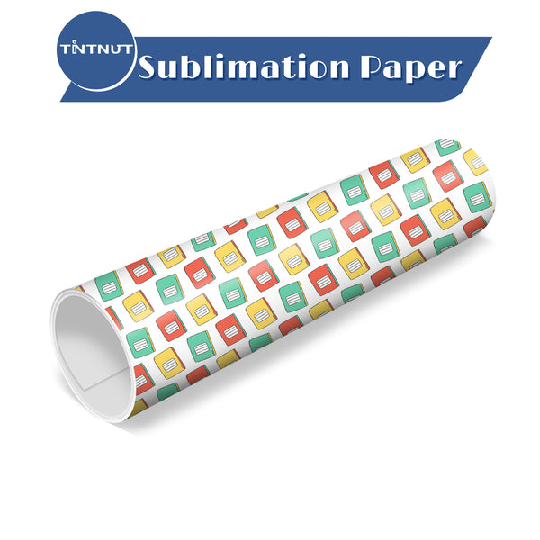 Tintnut School Style Sublimation Transfer Paper,Sublimation Pattern Transfer Sheets Compatible with ALL Machine and Easy to use Transfer.