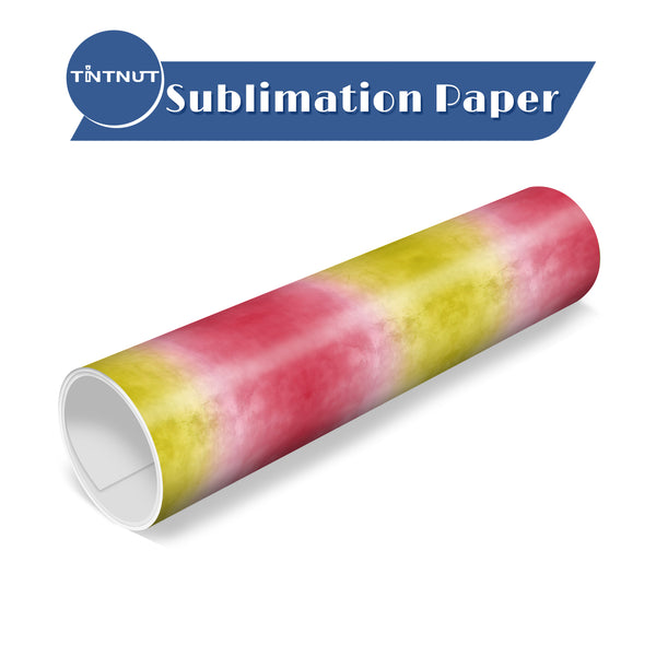 Tintnut Watercolor Sublimation Transfer Paper,Watercolor Gradient Sublimation Ink Transfer Sheets Compatible with ALL Machine and Easy to use Transfer.