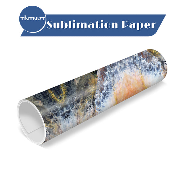 Tintnut Liquid Colors Sublimation Pattern Transfer Paper,Watercolor Sublimation Transfer Sheets Compatible with ALL Machine and Easy to use Weed.