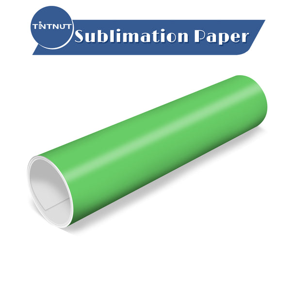 Tintnut Solid Color Sublimation Transfer Paper,light Green Color Sublimation Transfer Sheets Compatible with ALL Machine and Easy to use Transfer.