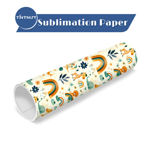 Tintnut Animals Pattern Sublimation Transfer Paper,Sublimation Ink Transfer Sheets Compatible with ALL Machine and Easy to use Transfer.