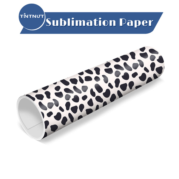 Tintnut Leopard Print Pattern Sublimation Transfer Sheets,Animal Patterns Sublimation Transfer Paper Compatible with ALL Machine and Easy to use Weed.