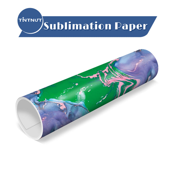 Tintnut Marble Pattern Sublimation Transfer Paper,Watercolor Sublimation Transfer Paper Compatible with ALL Machine and Easy to use Transfer.
