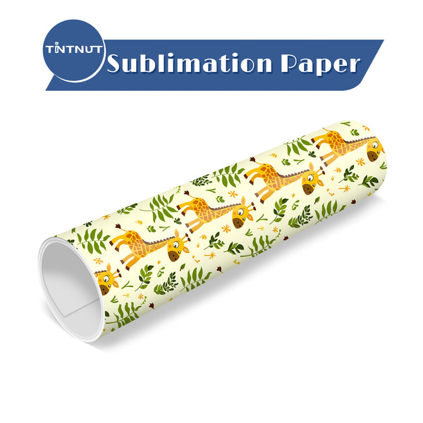 Tintnut Animals Pattern Sublimation Transfer Paper,Sublimation Transfer Sheets Compatible with ALL Machine and Easy to use Transfer.