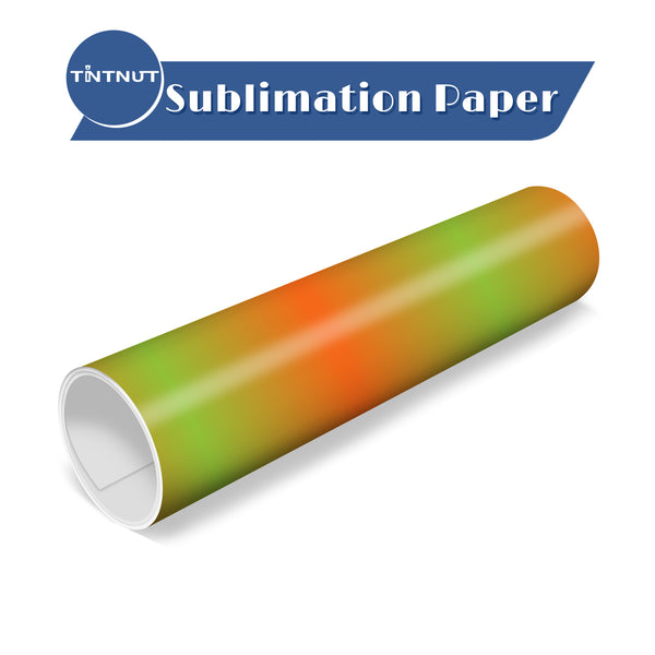 Tintnut Color Gradient Sublimation Transfer Sheets,Various Colors Sublimation Transfer Paper Compatible with ALL Machine and Easy to use Weed.