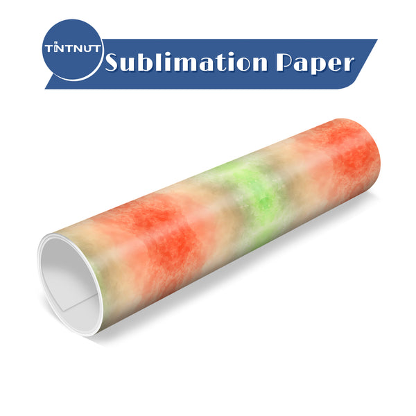 Tintnut Watercolor Sublimation Ink Transfer Sheets,Watercolor Gradient Sublimation Transfer Paper Compatible with ALL Machine and Easy to use Transfer.