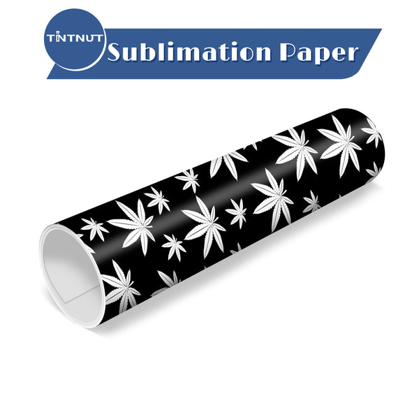 Tintnut Cannabis Sublimation Transfer Paper,Long Leaf Patterned Sublimation Transfer Sheets Compatible with ALL Machine and Easy to use Weed