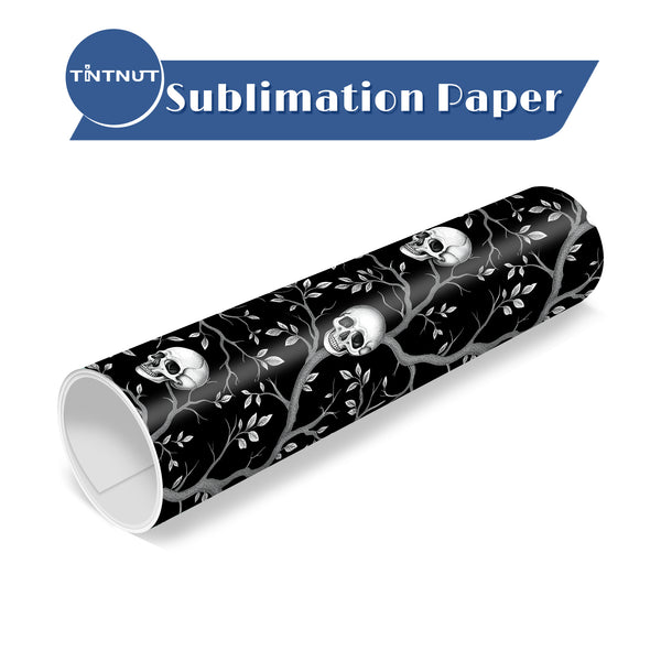 Tintnut Horror Halloween Sublimation Transfer Sheets,Halloween Pattern Sublimation Transfer Paper Compatible with ALL Machine and Easy to use Weed.