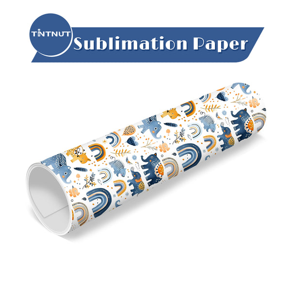 Tintnut Animals Pattern Sublimation Ink Transfer Sheets,Sublimation Transfer Paper Compatible with ALL Machine and Easy to use Transfer.