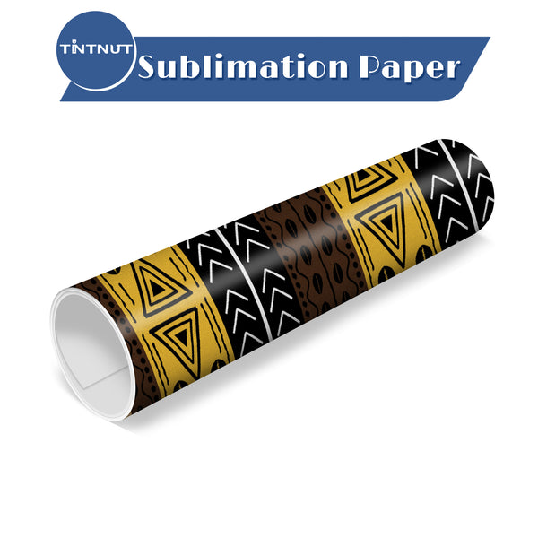 Tintnut Bright Color Sublimation Transfer Paper,Kawanzaa Pattern Sublimation Transfer Sheets Compatible with ALL Machine and Easy to use Transfer.