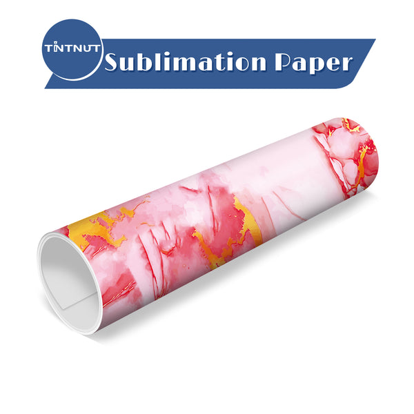 Tintnut Marble Pattern Sublimation Transfer Paper,Watercolor Sublimation Transfer Sheets Compatible with Cricut for DIY Mugs,T-Shirts and Easy to use Weed.