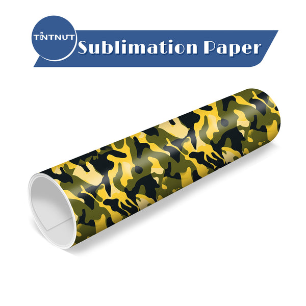 Tintnut Camo Pattern Sublimation Ink Transfer Sheets,Sublimation Transfer Paper Compatible with ALL Machine and Easy to use Weed.
