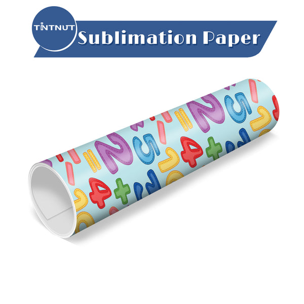 Tintnut Classic Colors Sublimation Transfer Paper,Black Color Sublimation Transfer Sheets Compatible with Cricut for DIY Mugs,T-Shirts and Easy to use Transfer.